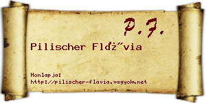 Pilischer Flávia névjegykártya
